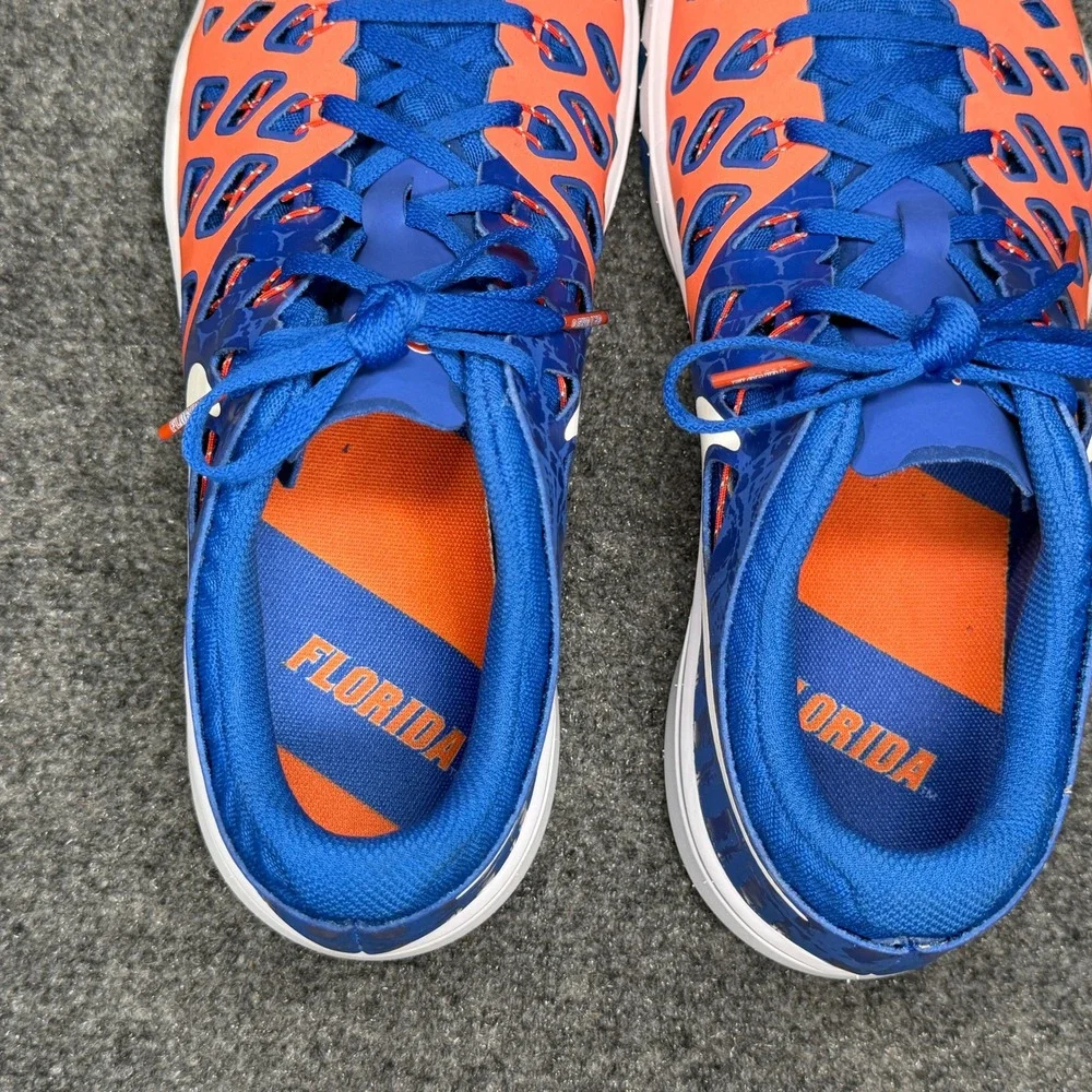 Nike Train Speed 4 AMP Florida Gators Running Shoes Men's 10.5 Blue Orange Run‎